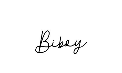 How to make Biboy signature? BallpointsItalic-DORy9 is a professional autograph style. Create handwritten signature for Biboy name. Biboy signature style 11 images and pictures png