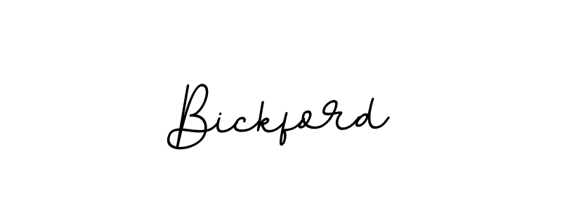 Use a signature maker to create a handwritten signature online. With this signature software, you can design (BallpointsItalic-DORy9) your own signature for name Bickford. Bickford signature style 11 images and pictures png