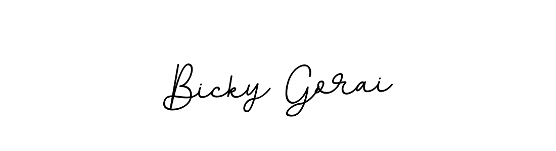 Similarly BallpointsItalic-DORy9 is the best handwritten signature design. Signature creator online .You can use it as an online autograph creator for name Bicky Gorai. Bicky Gorai signature style 11 images and pictures png