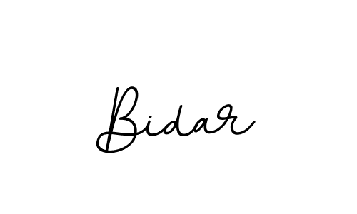 Make a beautiful signature design for name Bidar. With this signature (BallpointsItalic-DORy9) style, you can create a handwritten signature for free. Bidar signature style 11 images and pictures png