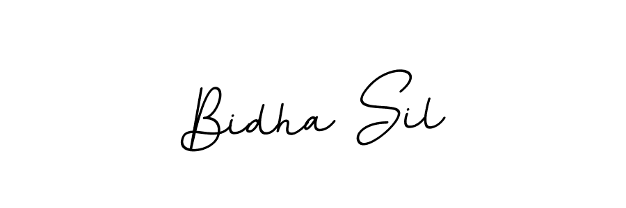 Create a beautiful signature design for name Bidha Sil. With this signature (BallpointsItalic-DORy9) fonts, you can make a handwritten signature for free. Bidha Sil signature style 11 images and pictures png