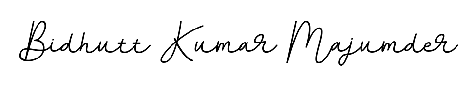 Create an unforgettable impression when signing with Bidhutt Kumar Majumder name styled in BallpointsItalic-DORy9 typography. 100% free online generator. Bidhutt Kumar Majumder signature style 11 images and pictures png