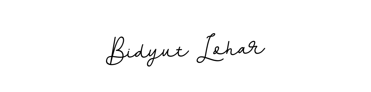 You should practise on your own different ways (BallpointsItalic-DORy9) to write your name (Bidyut Lohar) in signature. don't let someone else do it for you. Bidyut Lohar signature style 11 images and pictures png