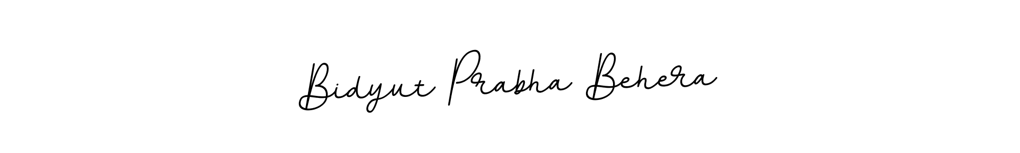Create a beautiful signature design for name Bidyut Prabha Behera. With this signature (BallpointsItalic-DORy9) fonts, you can make a handwritten signature for free. Bidyut Prabha Behera signature style 11 images and pictures png
