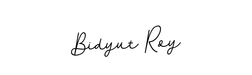 How to make Bidyut Roy name signature. Use BallpointsItalic-DORy9 style for creating short signs online. This is the latest handwritten sign. Bidyut Roy signature style 11 images and pictures png