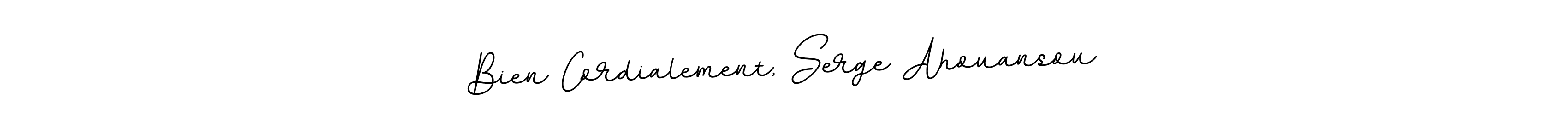 Here are the top 10 professional signature styles for the name Bien Cordialement, Serge Ahouansou. These are the best autograph styles you can use for your name. Bien Cordialement, Serge Ahouansou signature style 11 images and pictures png