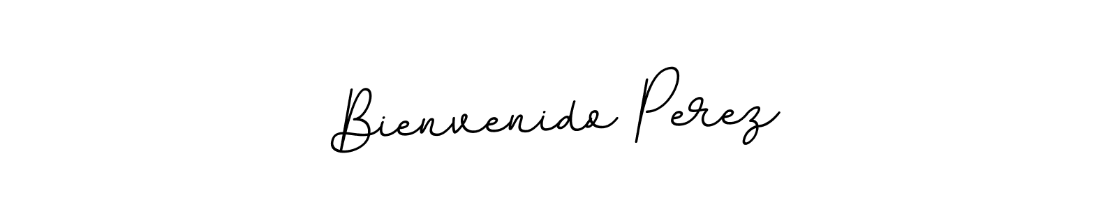 Bienvenido Perez stylish signature style. Best Handwritten Sign (BallpointsItalic-DORy9) for my name. Handwritten Signature Collection Ideas for my name Bienvenido Perez. Bienvenido Perez signature style 11 images and pictures png