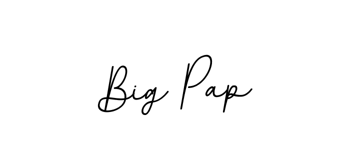How to make Big Pap signature? BallpointsItalic-DORy9 is a professional autograph style. Create handwritten signature for Big Pap name. Big Pap signature style 11 images and pictures png