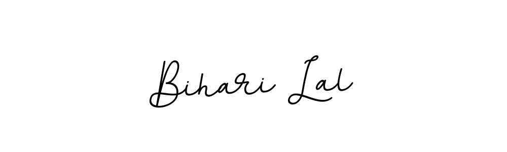 Use a signature maker to create a handwritten signature online. With this signature software, you can design (BallpointsItalic-DORy9) your own signature for name Bihari Lal. Bihari Lal signature style 11 images and pictures png