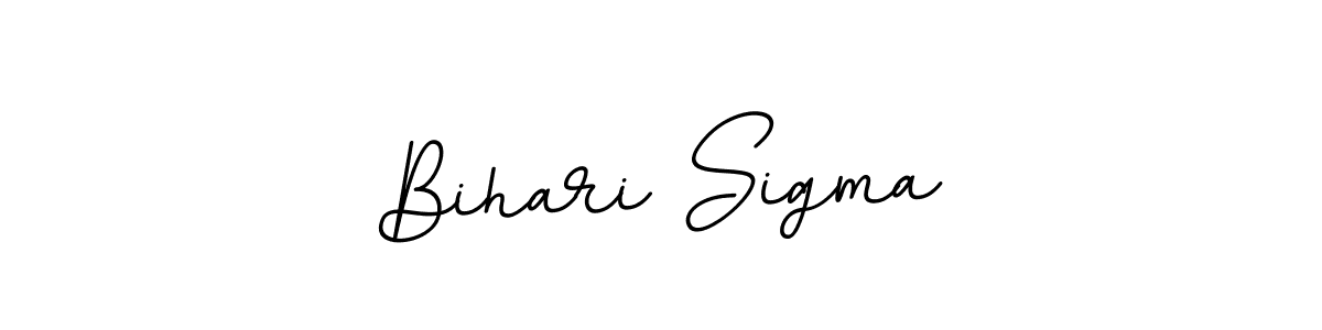It looks lik you need a new signature style for name Bihari Sigma. Design unique handwritten (BallpointsItalic-DORy9) signature with our free signature maker in just a few clicks. Bihari Sigma signature style 11 images and pictures png