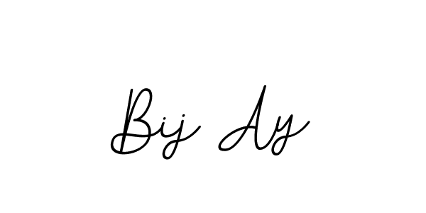 Bij Ay stylish signature style. Best Handwritten Sign (BallpointsItalic-DORy9) for my name. Handwritten Signature Collection Ideas for my name Bij Ay. Bij Ay signature style 11 images and pictures png