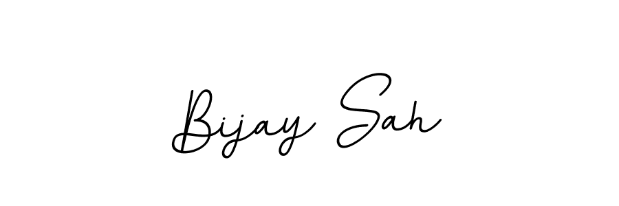 Create a beautiful signature design for name Bijay Sah. With this signature (BallpointsItalic-DORy9) fonts, you can make a handwritten signature for free. Bijay Sah signature style 11 images and pictures png