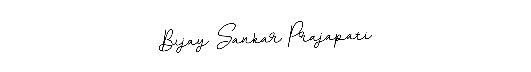 How to make Bijay Sankar Prajapati name signature. Use BallpointsItalic-DORy9 style for creating short signs online. This is the latest handwritten sign. Bijay Sankar Prajapati signature style 11 images and pictures png