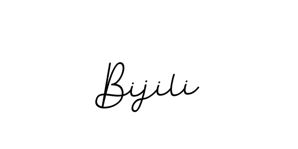 Bijili stylish signature style. Best Handwritten Sign (BallpointsItalic-DORy9) for my name. Handwritten Signature Collection Ideas for my name Bijili. Bijili signature style 11 images and pictures png