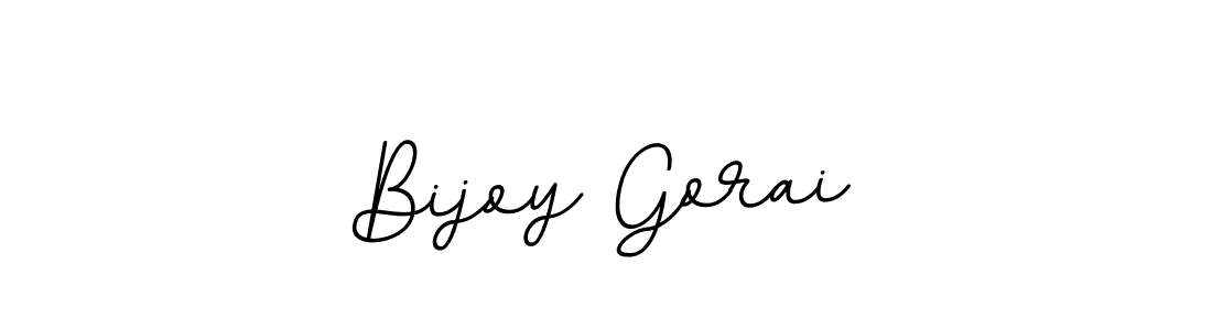 Bijoy Gorai stylish signature style. Best Handwritten Sign (BallpointsItalic-DORy9) for my name. Handwritten Signature Collection Ideas for my name Bijoy Gorai. Bijoy Gorai signature style 11 images and pictures png