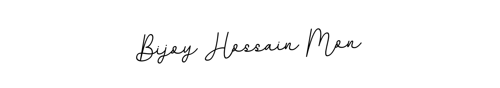 Bijoy Hossain Mon stylish signature style. Best Handwritten Sign (BallpointsItalic-DORy9) for my name. Handwritten Signature Collection Ideas for my name Bijoy Hossain Mon. Bijoy Hossain Mon signature style 11 images and pictures png