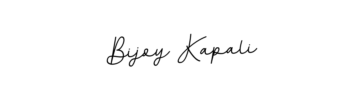 Use a signature maker to create a handwritten signature online. With this signature software, you can design (BallpointsItalic-DORy9) your own signature for name Bijoy Kapali. Bijoy Kapali signature style 11 images and pictures png