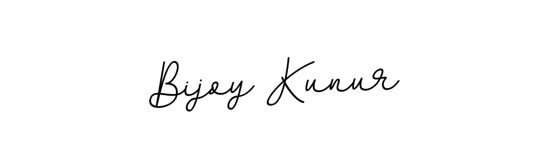 How to make Bijoy Kunur name signature. Use BallpointsItalic-DORy9 style for creating short signs online. This is the latest handwritten sign. Bijoy Kunur signature style 11 images and pictures png