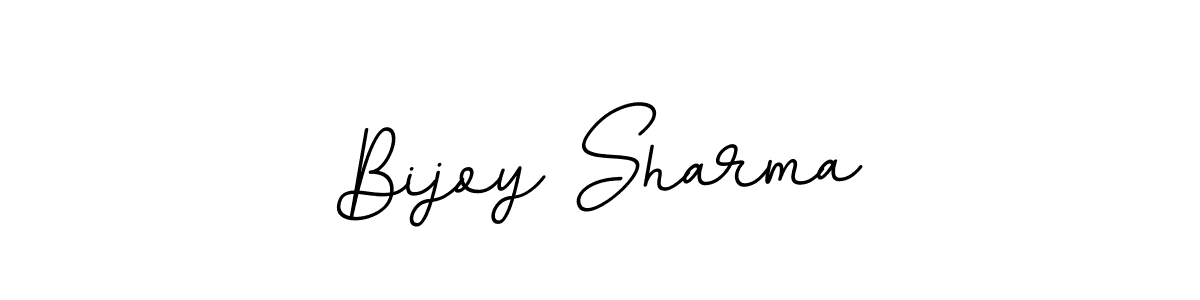 You should practise on your own different ways (BallpointsItalic-DORy9) to write your name (Bijoy Sharma) in signature. don't let someone else do it for you. Bijoy Sharma signature style 11 images and pictures png