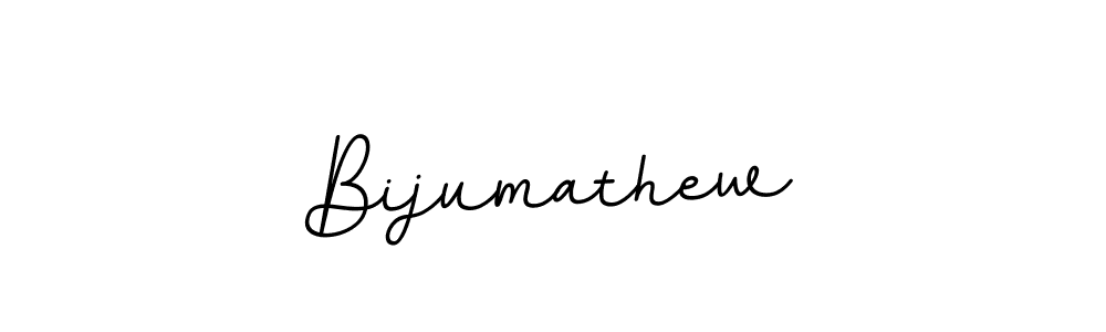 Use a signature maker to create a handwritten signature online. With this signature software, you can design (BallpointsItalic-DORy9) your own signature for name Bijumathew. Bijumathew signature style 11 images and pictures png
