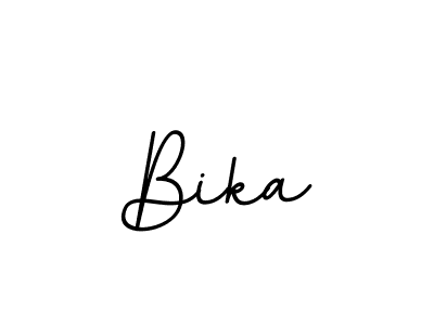 The best way (BallpointsItalic-DORy9) to make a short signature is to pick only two or three words in your name. The name Bika include a total of six letters. For converting this name. Bika signature style 11 images and pictures png