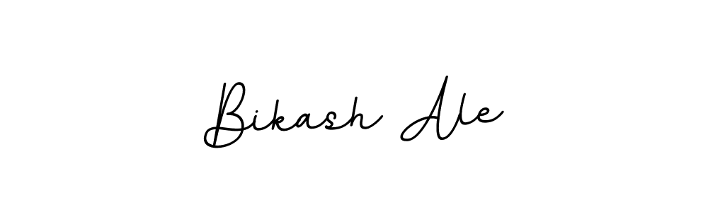 Make a beautiful signature design for name Bikash Ale. With this signature (BallpointsItalic-DORy9) style, you can create a handwritten signature for free. Bikash Ale signature style 11 images and pictures png