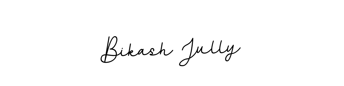 Design your own signature with our free online signature maker. With this signature software, you can create a handwritten (BallpointsItalic-DORy9) signature for name Bikash Jully. Bikash Jully signature style 11 images and pictures png