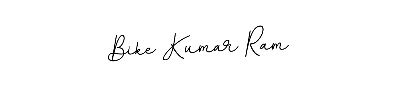 You should practise on your own different ways (BallpointsItalic-DORy9) to write your name (Bike Kumar Ram) in signature. don't let someone else do it for you. Bike Kumar Ram signature style 11 images and pictures png
