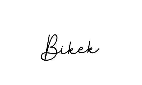 How to make Bikek name signature. Use BallpointsItalic-DORy9 style for creating short signs online. This is the latest handwritten sign. Bikek signature style 11 images and pictures png