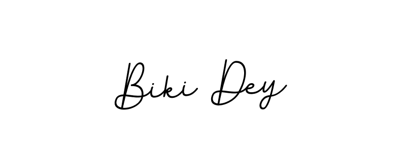 How to make Biki Dey signature? BallpointsItalic-DORy9 is a professional autograph style. Create handwritten signature for Biki Dey name. Biki Dey signature style 11 images and pictures png