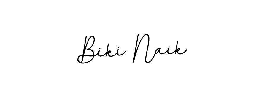 Biki Naik stylish signature style. Best Handwritten Sign (BallpointsItalic-DORy9) for my name. Handwritten Signature Collection Ideas for my name Biki Naik. Biki Naik signature style 11 images and pictures png