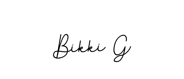 This is the best signature style for the Bikki G name. Also you like these signature font (BallpointsItalic-DORy9). Mix name signature. Bikki G signature style 11 images and pictures png