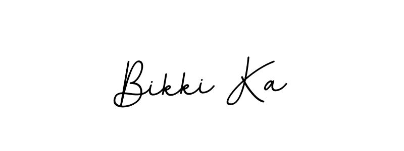 Make a beautiful signature design for name Bikki Ka. With this signature (BallpointsItalic-DORy9) style, you can create a handwritten signature for free. Bikki Ka signature style 11 images and pictures png