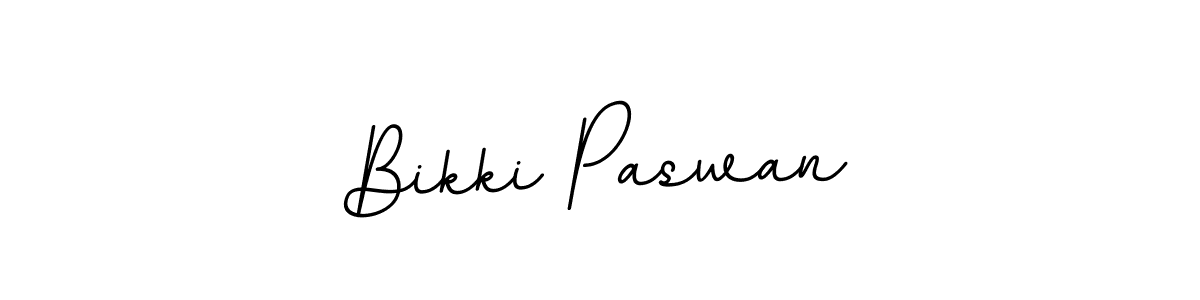 Use a signature maker to create a handwritten signature online. With this signature software, you can design (BallpointsItalic-DORy9) your own signature for name Bikki Paswan. Bikki Paswan signature style 11 images and pictures png