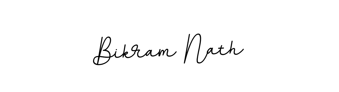 How to make Bikram Nath signature? BallpointsItalic-DORy9 is a professional autograph style. Create handwritten signature for Bikram Nath name. Bikram Nath signature style 11 images and pictures png