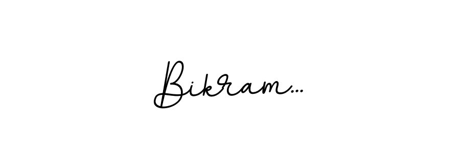 Make a beautiful signature design for name Bikram.... With this signature (BallpointsItalic-DORy9) style, you can create a handwritten signature for free. Bikram... signature style 11 images and pictures png