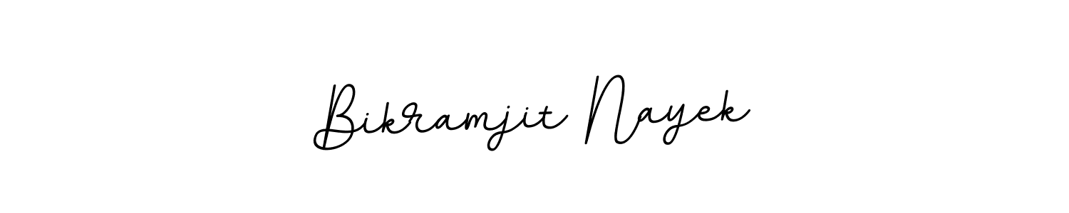 Design your own signature with our free online signature maker. With this signature software, you can create a handwritten (BallpointsItalic-DORy9) signature for name Bikramjit Nayek. Bikramjit Nayek signature style 11 images and pictures png