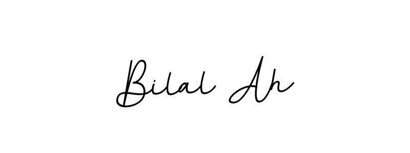 BallpointsItalic-DORy9 is a professional signature style that is perfect for those who want to add a touch of class to their signature. It is also a great choice for those who want to make their signature more unique. Get Bilal Ah name to fancy signature for free. Bilal Ah signature style 11 images and pictures png