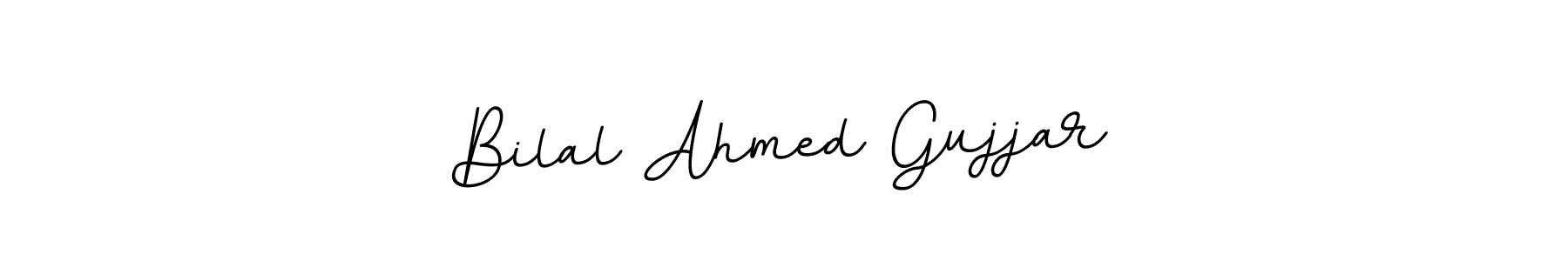 BallpointsItalic-DORy9 is a professional signature style that is perfect for those who want to add a touch of class to their signature. It is also a great choice for those who want to make their signature more unique. Get Bilal Ahmed Gujjar name to fancy signature for free. Bilal Ahmed Gujjar signature style 11 images and pictures png