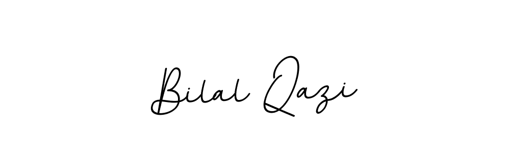 The best way (BallpointsItalic-DORy9) to make a short signature is to pick only two or three words in your name. The name Bilal Qazi include a total of six letters. For converting this name. Bilal Qazi signature style 11 images and pictures png