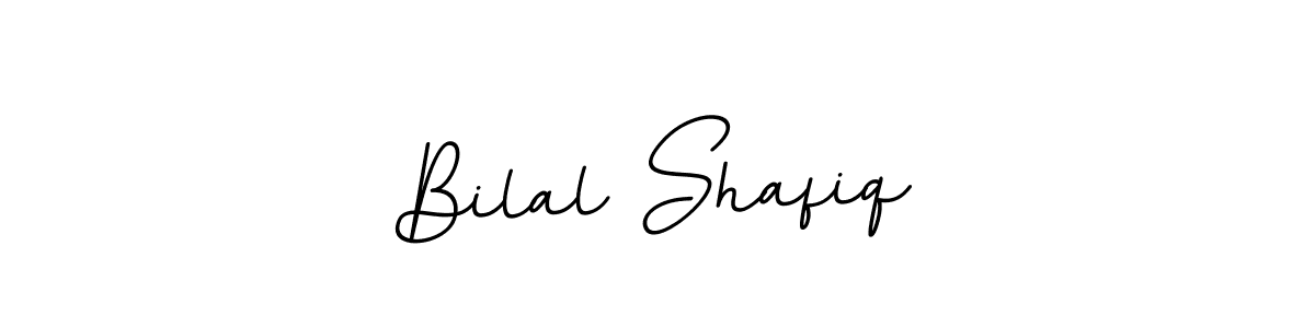 This is the best signature style for the Bilal Shafiq name. Also you like these signature font (BallpointsItalic-DORy9). Mix name signature. Bilal Shafiq signature style 11 images and pictures png