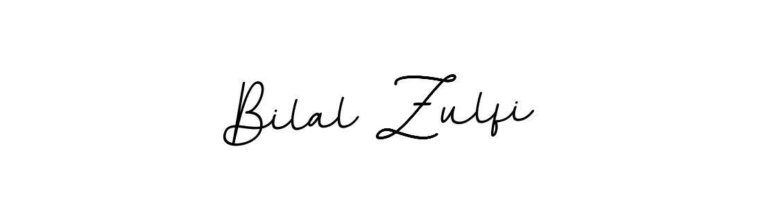 Create a beautiful signature design for name Bilal Zulfi. With this signature (BallpointsItalic-DORy9) fonts, you can make a handwritten signature for free. Bilal Zulfi signature style 11 images and pictures png