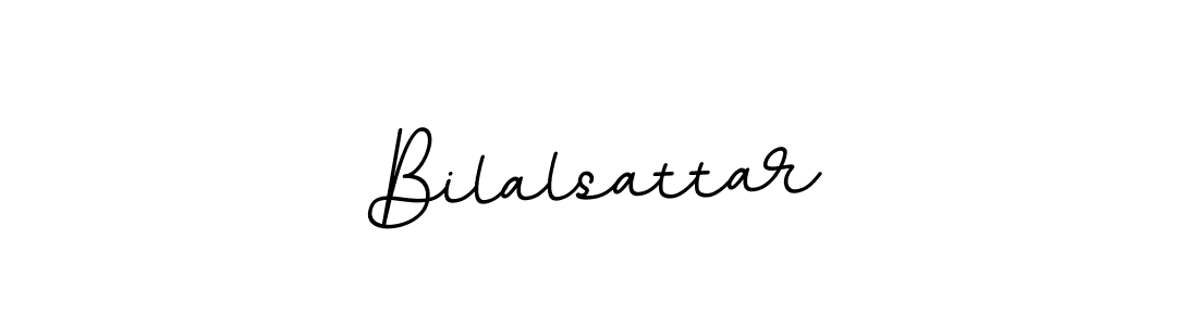 Bilalsattar stylish signature style. Best Handwritten Sign (BallpointsItalic-DORy9) for my name. Handwritten Signature Collection Ideas for my name Bilalsattar. Bilalsattar signature style 11 images and pictures png