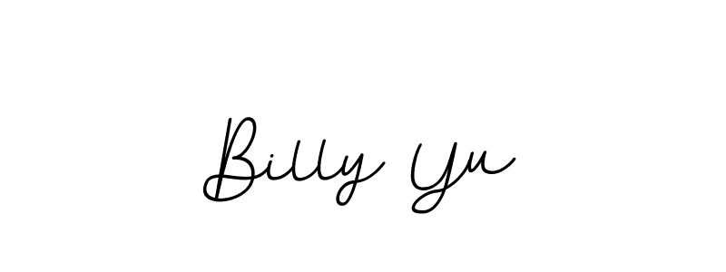 BallpointsItalic-DORy9 is a professional signature style that is perfect for those who want to add a touch of class to their signature. It is also a great choice for those who want to make their signature more unique. Get Billy Yu name to fancy signature for free. Billy Yu signature style 11 images and pictures png