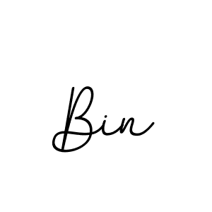 How to make Bin signature? BallpointsItalic-DORy9 is a professional autograph style. Create handwritten signature for Bin name. Bin signature style 11 images and pictures png