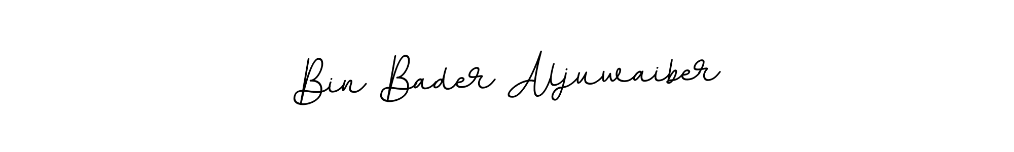 if you are searching for the best signature style for your name Bin Bader Aljuwaiber. so please give up your signature search. here we have designed multiple signature styles  using BallpointsItalic-DORy9. Bin Bader Aljuwaiber signature style 11 images and pictures png
