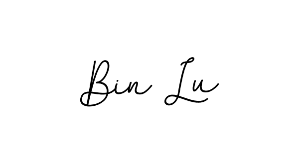 Bin Lu stylish signature style. Best Handwritten Sign (BallpointsItalic-DORy9) for my name. Handwritten Signature Collection Ideas for my name Bin Lu. Bin Lu signature style 11 images and pictures png