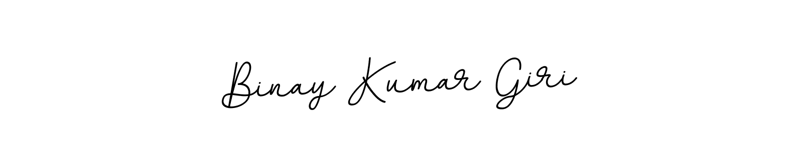 Make a beautiful signature design for name Binay Kumar Giri. With this signature (BallpointsItalic-DORy9) style, you can create a handwritten signature for free. Binay Kumar Giri signature style 11 images and pictures png