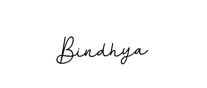 Create a beautiful signature design for name Bindhya. With this signature (BallpointsItalic-DORy9) fonts, you can make a handwritten signature for free. Bindhya signature style 11 images and pictures png