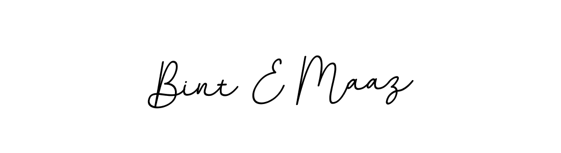 Also we have Bint E Maaz name is the best signature style. Create professional handwritten signature collection using BallpointsItalic-DORy9 autograph style. Bint E Maaz signature style 11 images and pictures png